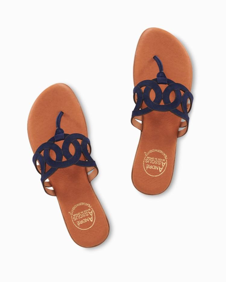 Women Shoes &amp; Sandals | Tommy Bahama André Assous Nature Featherweights™ Sandals Navy