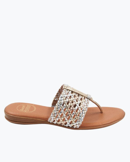 Women Shoes &amp; Sandals | Tommy Bahama André Assous Nice Featherweights™ Metallic Sandals Metallic