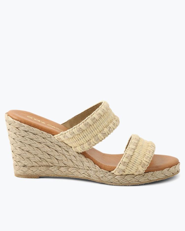 Women Shoes &amp; Sandals | Tommy Bahama André Assous Nolita Raffia Wedge Sandals Sand