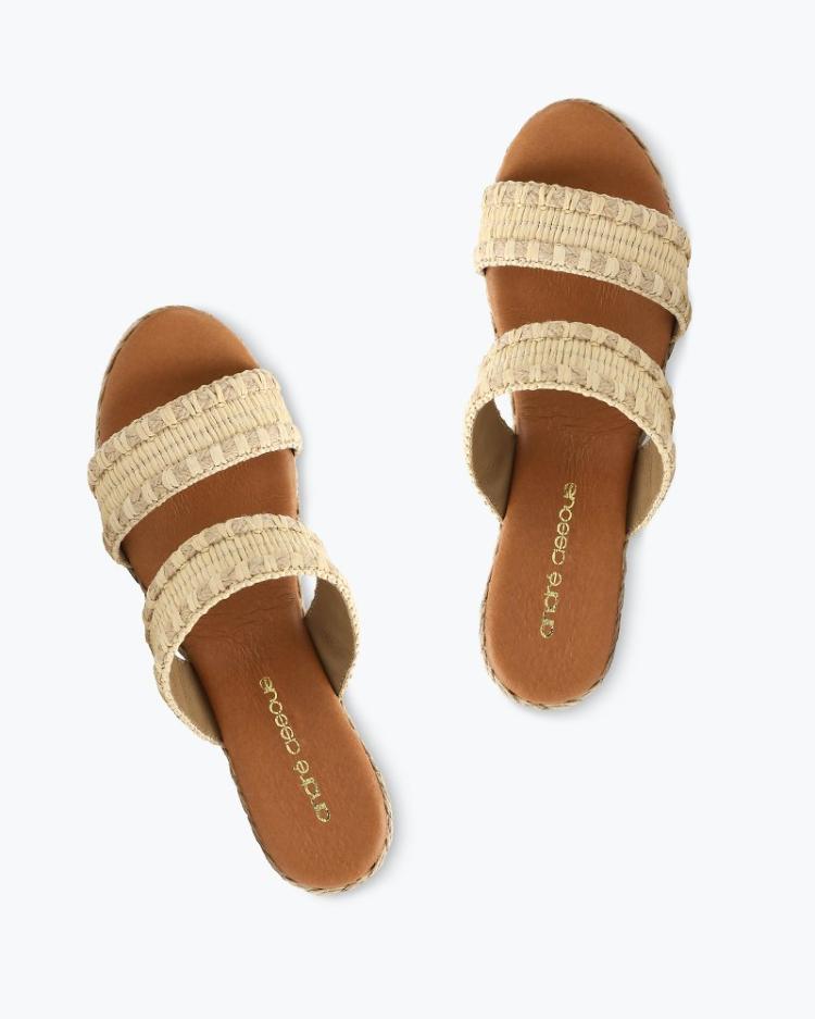 Women Shoes &amp; Sandals | Tommy Bahama André Assous Nolita Raffia Wedge Sandals Sand