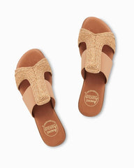 Women Shoes &amp; Sandals | Tommy Bahama André Assous Noor Raffia Stretch Sandals Natural
