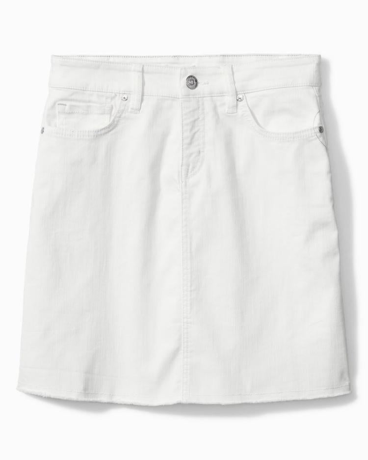 Women Skirts | Tommy Bahama Ella Twill Denim Skirt White