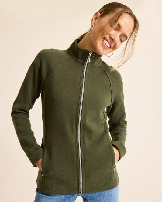 Women Sweatshirts | Tommy Bahama Aruba Full-Zip Sweatshirt Banana Leaves
