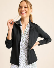 Women Sweatshirts | Tommy Bahama Aubrey IslandZone® Full-Zip Jacket Black