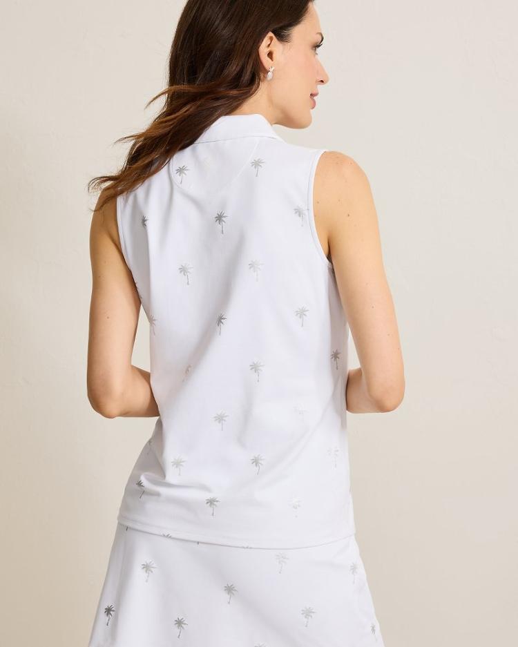 Women Tops &amp; Shirts | Tommy Bahama Aubrey Beach Daze IslandZone® Polo White