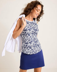 Women Tops &amp; Shirts | Tommy Bahama Aubrey Seaport Resort IslandZone® Top Island Navy