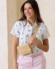 Women Tops &amp; Shirts | Tommy Bahama Disney Nova Wave Beach Cruiser Camp Shirt White
