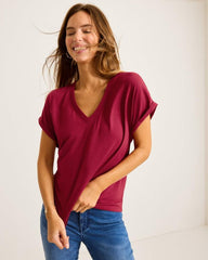 Women Tops &amp; Shirts | Tommy Bahama Kauai Jersey T-Shirt Rhumba