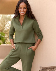 Women Tops &amp; Shirts | Tommy Bahama Palm Voyage Sweatshirt Beetle Green