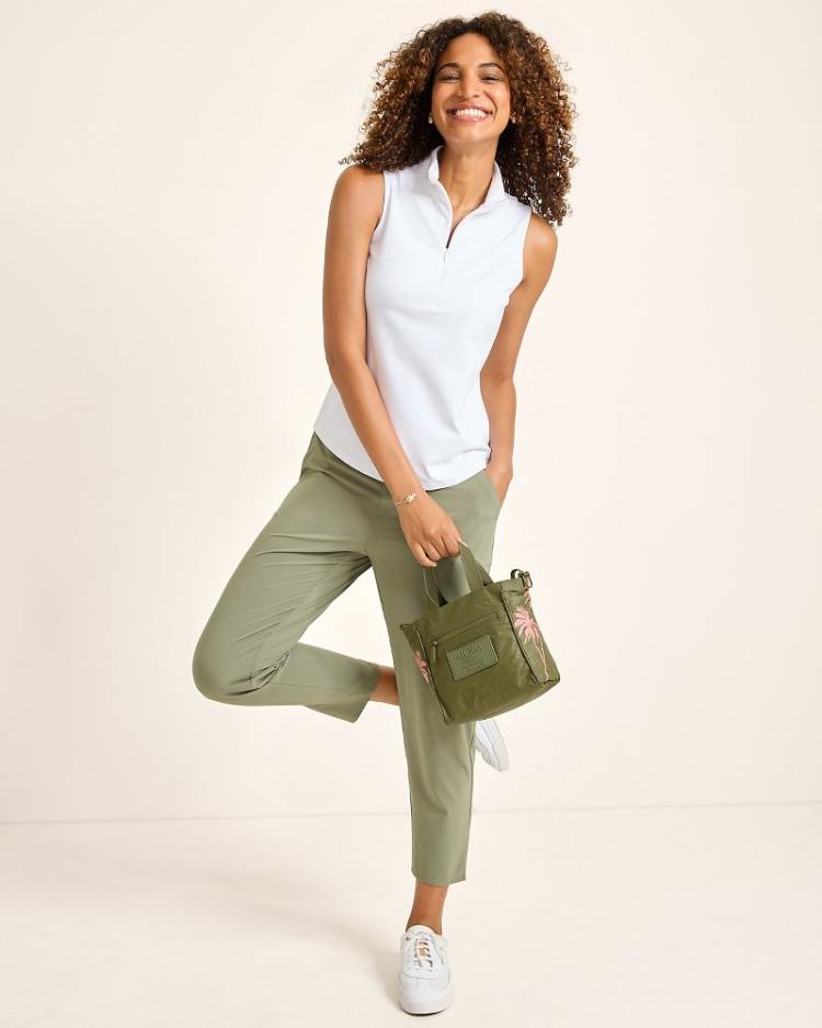 Women/Beach &amp; Home Handbags &amp; Clutches | Tommy Bahama Aloha Collection Paumalu Crossbody Bag Olive