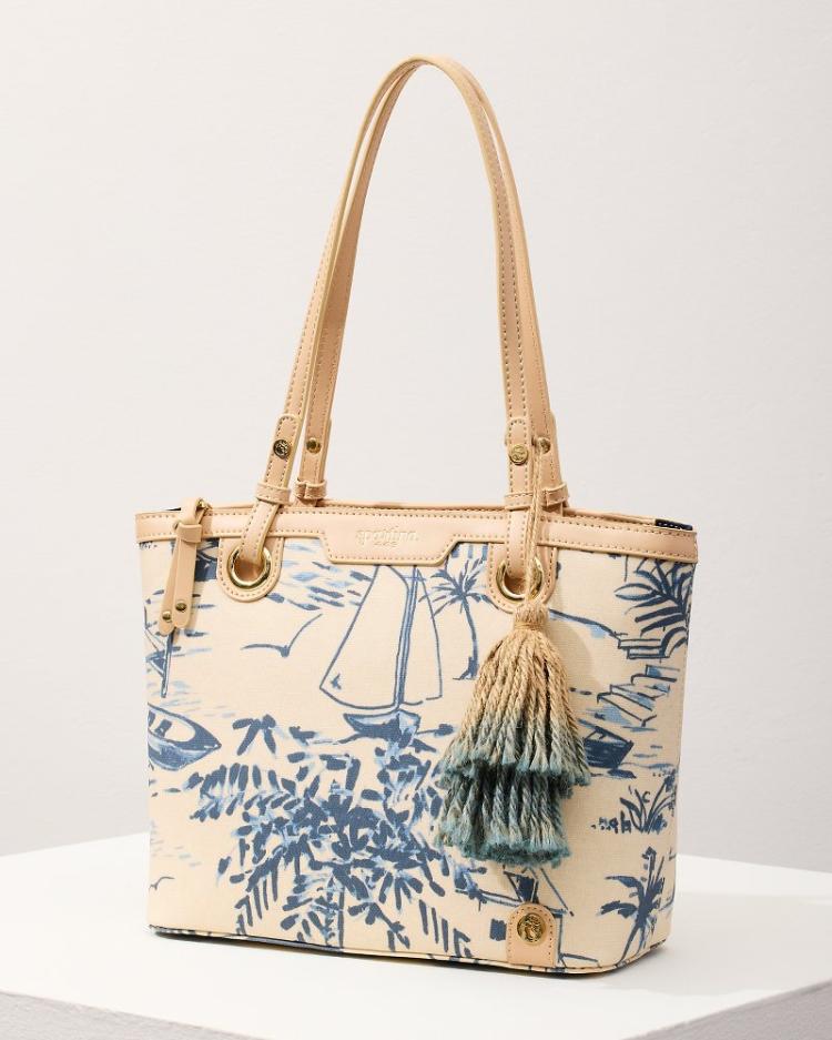 Women/Beach &amp; Home Handbags &amp; Clutches | Tommy Bahama Daise Seascape Island Tote Daise Seascape