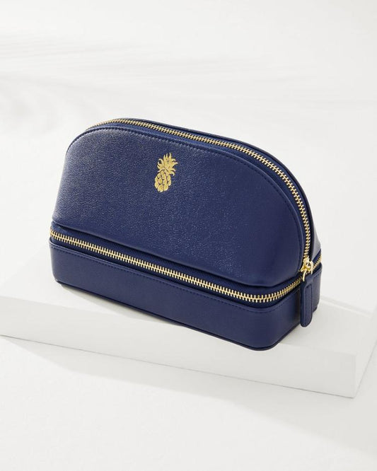 Women/Beach &amp; Home Luggage &amp; Travel | Tommy Bahama Abby Navy Pineapple Travel Organizer Navy