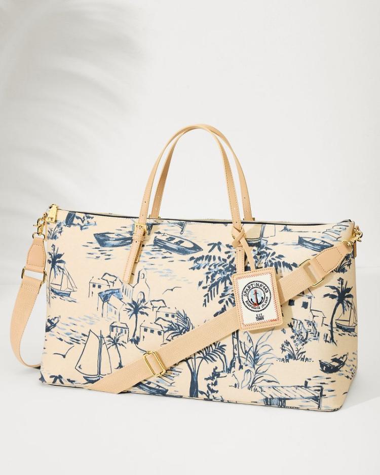 Women/Beach &amp; Home Luggage &amp; Travel | Tommy Bahama Daise Seascape Voyager Duffel Bag Daise Seascape
