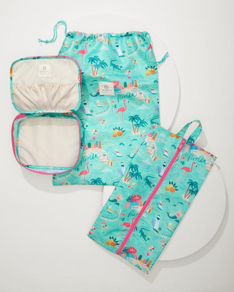 Women/Beach &amp; Home Luggage &amp; Travel | Tommy Bahama Greetings From Florida Packing Cube 6-Piece Set Florida